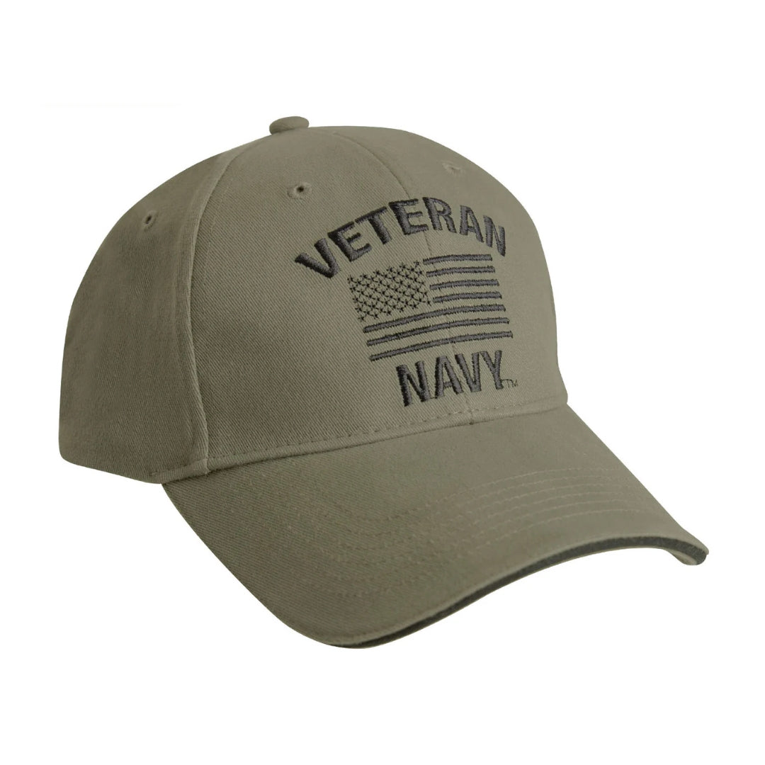 Vintage Veteran Low Profile Cap – Air Force, Marines & Navy Brushed Cotton Twill Hat