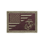 1891: Us Flag/USMC Eagle, Globe and Anchor Morale Patch