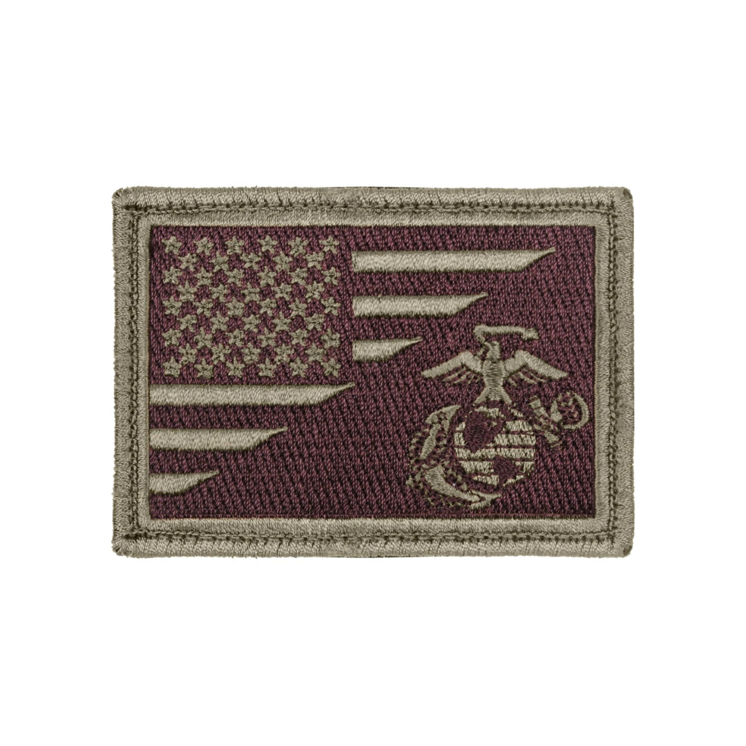 1891: Us Flag/USMC Eagle, Globe and Anchor Morale Patch