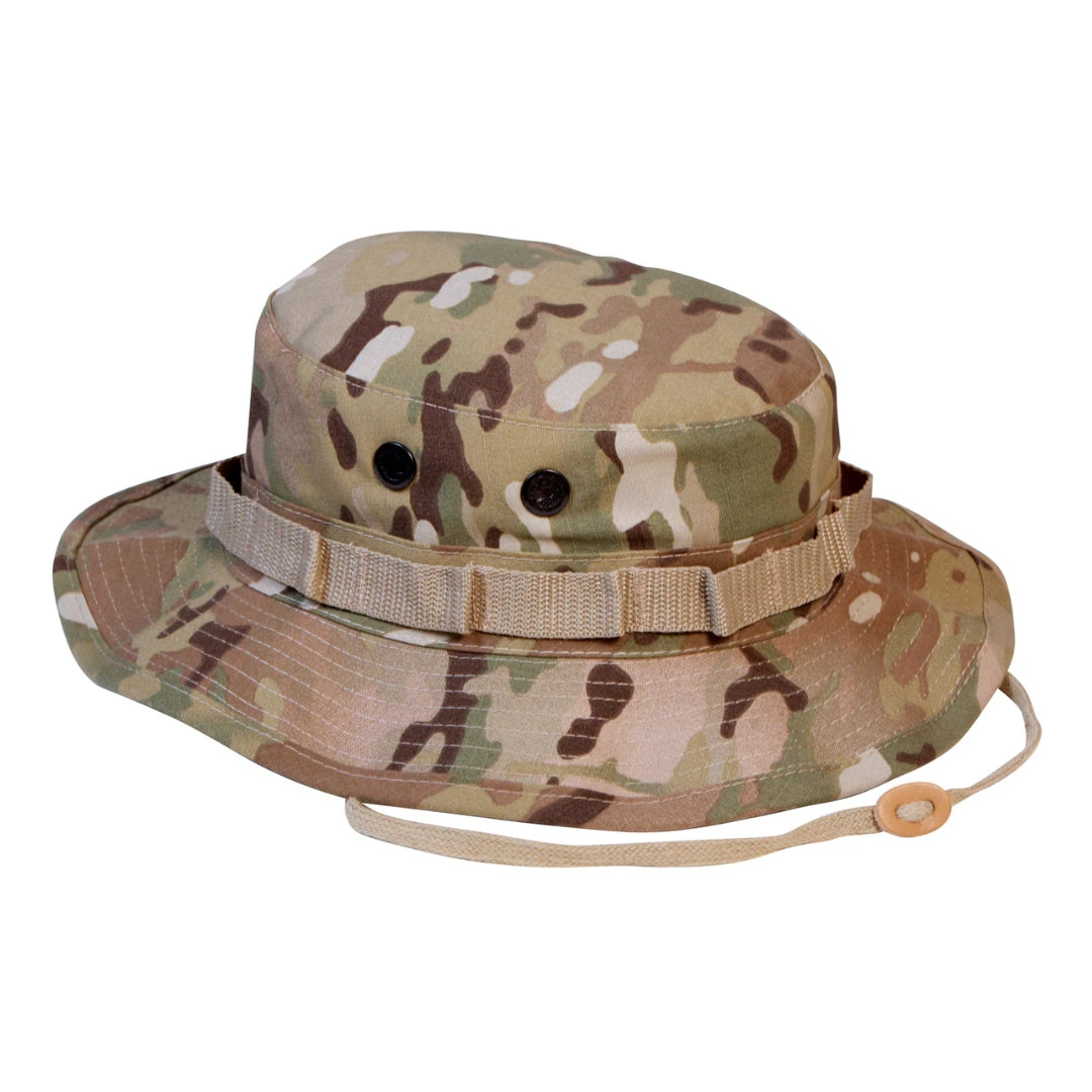 Multicam Boonie Hat – Tactical Camo Bucket Hat for Military, Airsoft & Outdoor Use