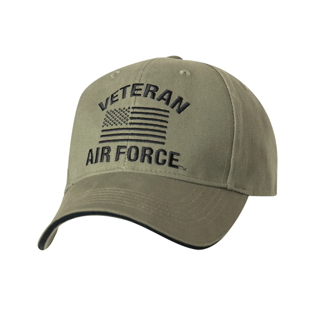 Vintage Veteran Low Profile Cap – Air Force, Marines & Navy Brushed Cotton Twill Hat