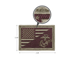 1891: Us Flag/USMC Eagle, Globe and Anchor Morale Patch