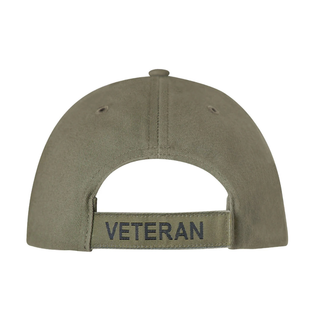 Vintage Veteran Low Profile Cap – Air Force, Marines & Navy Brushed Cotton Twill Hat