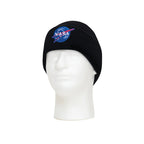 Deluxe NASA Meatball Logo Embroidered Watch Cap Black