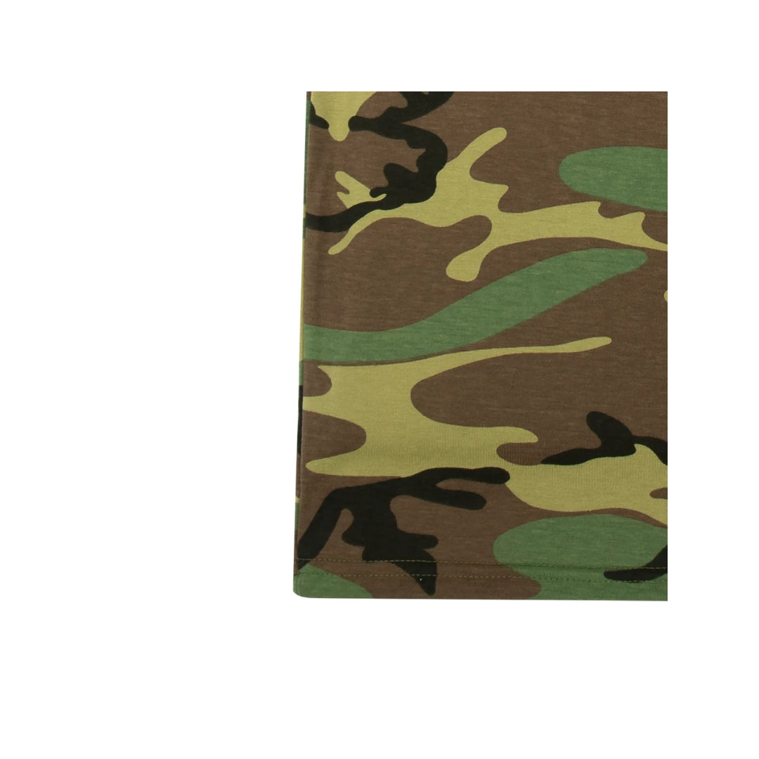 Kids Long Sleeve Camo T-Shirt Woodland camo