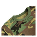 Kids Long Sleeve Camo T-Shirt Woodland camo